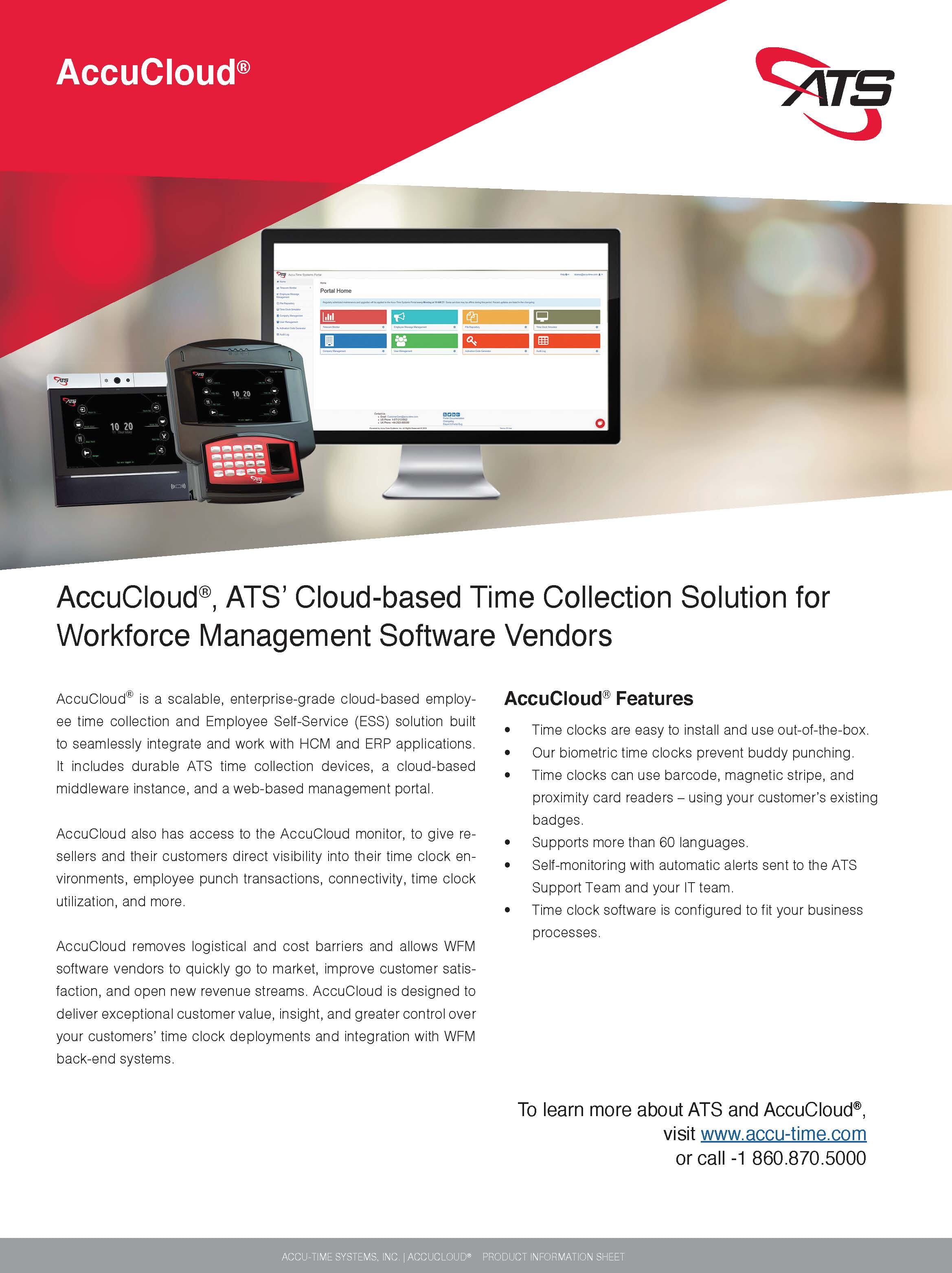 AccuCloud Solution for WFM vendors